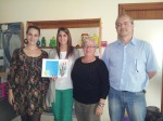 Nuevas Generaciones de San Rafael del Río entrega 800 euros a AFANIAD Vinaròs tras una jornada solidaria 