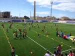 Más de 200 niños y niñas participan en la fiesta final de las escuelas deportivas