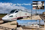 Los pasajeros del tren Alvia cuentan con conexión gratuita hasta el centro urbano de Vinaròs 