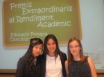 Tres alumnas de Vinaròs reciben el Premio Extraordinario al rendimiento académico