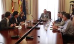 El President de la Generalitat, Alberto Fabra, se reúne con los alcaldes de Vinaròs, Benicarló y Peñíscola 