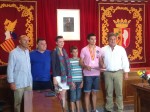 El Ayuntamiento de Vinaròs homenajea a Sergi Castell, subcampeón infantil de España de natación adaptada