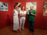 Se inaugura la exposición de Valérie Fressinier en el auditorio municipal