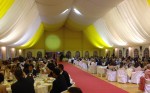 Más de 400 personas en la cena de gala, la más multitudinaria de la última década