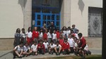 Los alumnos del colegio Divina Providencia visitan las instalaciones de la Policía Local