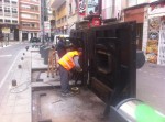 Se reparan los contenedores soterrados de la calle San Francisco dentro de la programación prevista