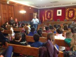 Los alumnos del colegio Manuel Foguet visitan el Ayuntamiento de Vinaròs