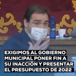 El Pleno de Vinaròs exige al gobierno municipal poner fin a su inacción y presentar el presupuesto de 2022
