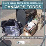 El Ayuntamiento inicia una campaña para promover el civismo a la hora de tirar los residuos