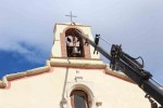 La restauración de la ermita de San Gregorio culmina con la instalación de la campana